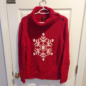 Talbots Snowflake Sweater